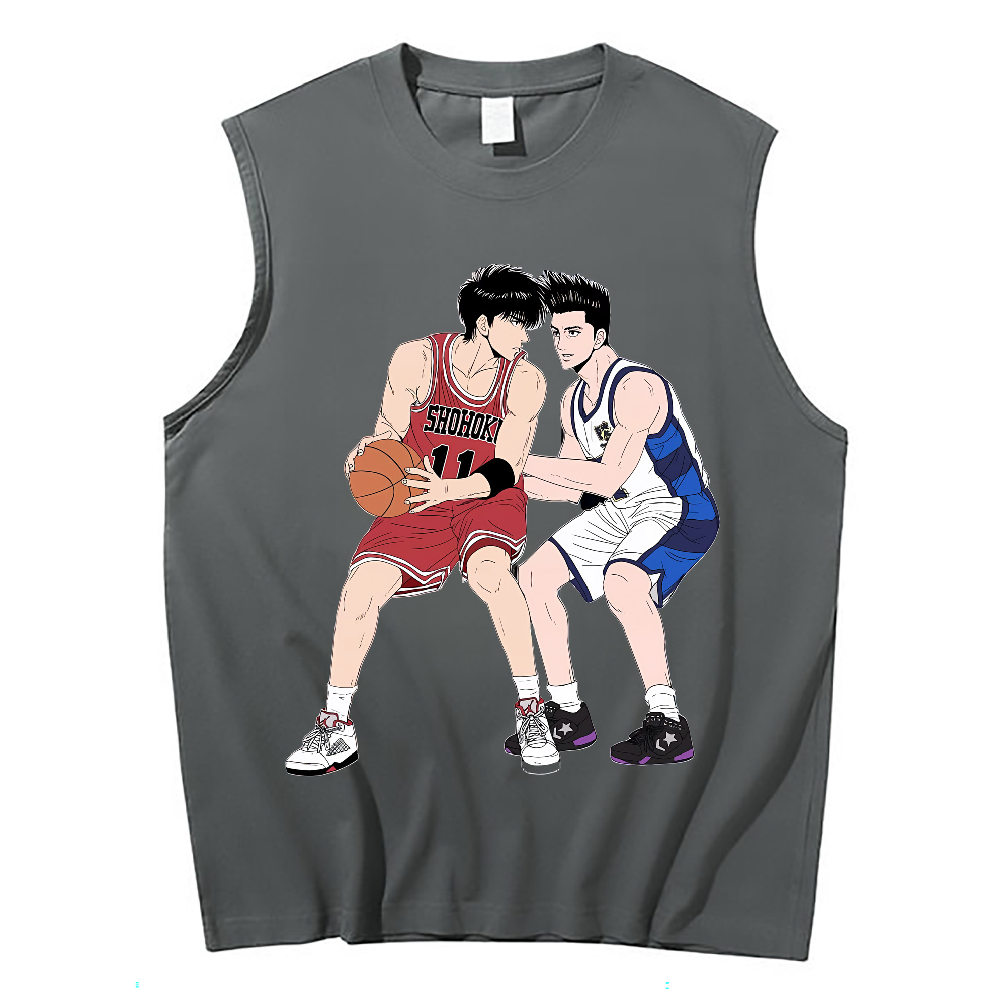 （画像用） SLAM DUNK／スラムダンク コットン100％タンクトップ（フロントプリント）